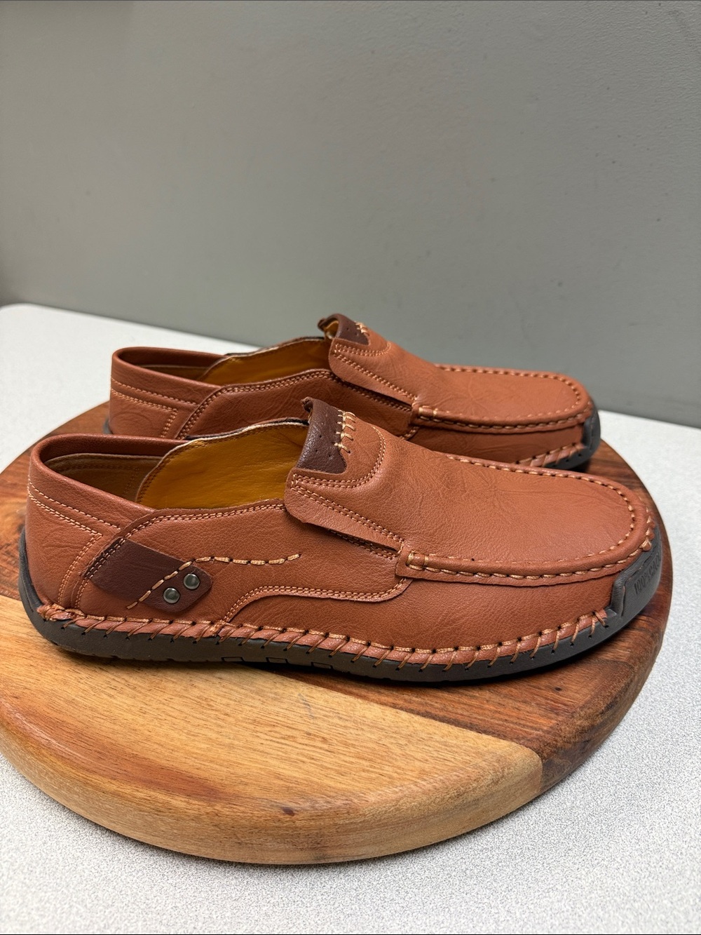 Greks comfort driving loafers / casual slip-on shoes sz 43/EU US 9.5-10
